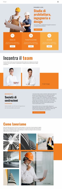 Studio Di Ingegneria - Modello Di Sito Web Joomla