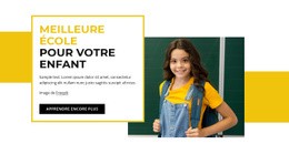 École Primaire Pour Enfants - Conception De Sites Web De Téléchargement Gratuit