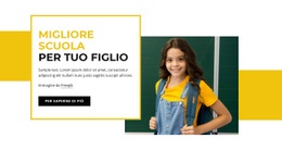 Scuola Elementare Per Bambini - Design Del Sito Web Scaricabile Gratuitamente