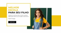 Escola Primária Para Crianças - Construtor De Sites