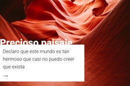 HTML5 Gratuito Para Hermosa Naturaleza De Montaña