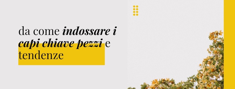 Colore e tendenze di design Modello HTML5