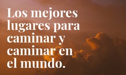 El Mejor Lugar Para Caminar