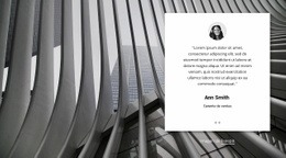 Herramienta De Maquetación De Sitio Web Para Control Deslizante De Testimonios De Clientes