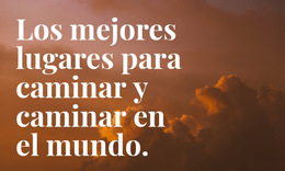 El Mejor Lugar Para Caminar