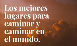 El Mejor Lugar Para Caminar