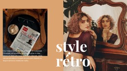 Style D'Art Rétro – Modèles En Ligne