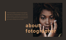 About Creative Agency - HTML Page Template