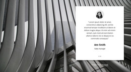 Customer Testimonials Slider - HTML5 Template