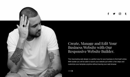 Business Agency Mission - HTML Layout Generator