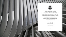 Stunning HTML5 Template For Customer Testimonials Slider