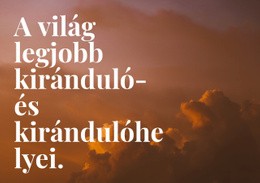 A Legjobb Kirándulóhely #Html-Templates-Hu-Seo-One-Item-Suffix