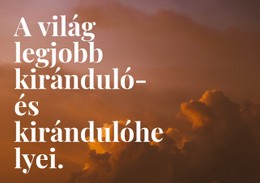 Webhelytervezés A Legjobb Kirándulóhely Bármilyen Eszközhöz