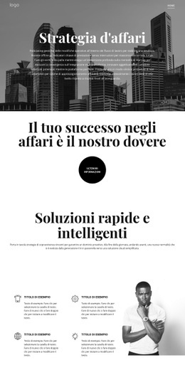 Crescita Aziendale E Strategia - Miglior Modello HTML5