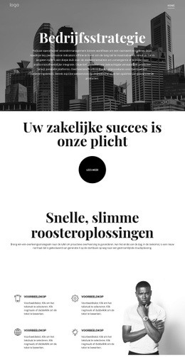 HTML-Ontwerp Voor Zakelijke Groei En Strategie