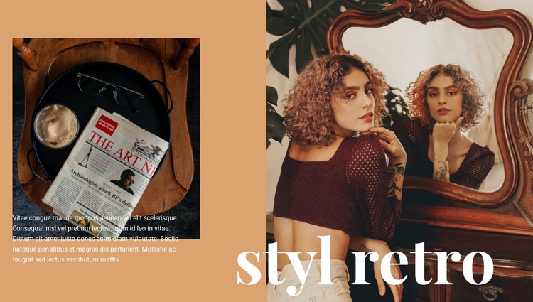 Styl retro Motyw WordPress