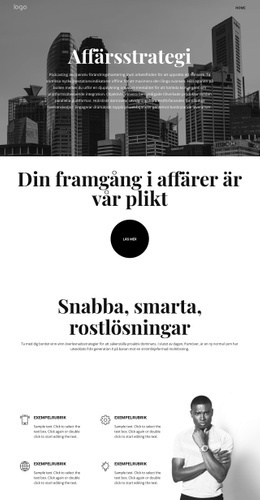 Webbplatsdesign För Verksamhet Växer Och Strategi