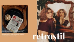 CSS-Mall För Retro Konststil