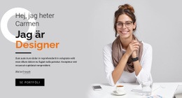 Webbutvecklingsutveckling HTML-Mall