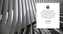 Customer Testimonials Slider - WordPress Theme