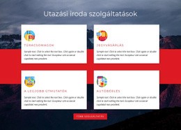 Túracsomagok – Ingyenes WordPress Téma