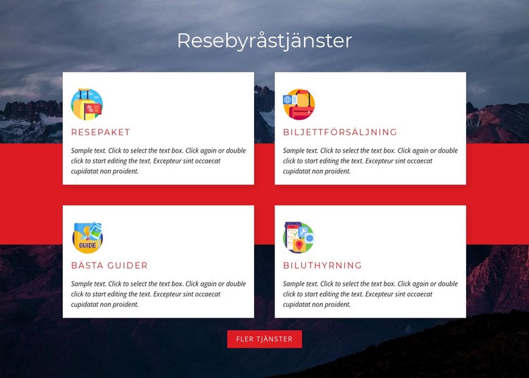 Resepaket CSS -mall