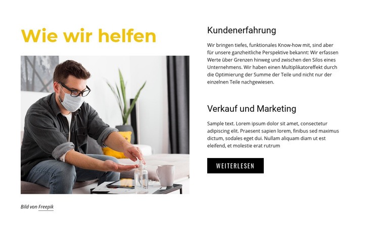 Marketing Strategien Landing Page