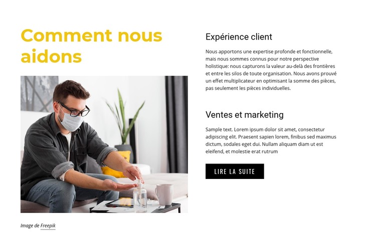 Stratégies marketing Modèle CSS