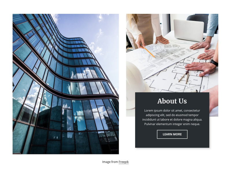 Successful construction company Squarespace Template Alternative