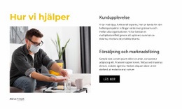 Marknadsföringsstrategier - Mall För En Sida