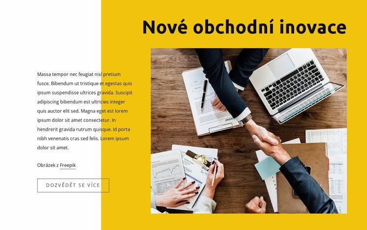 Inovace obchodního práva Šablona CSS