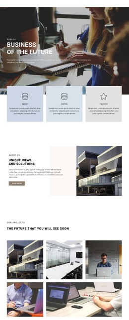 Website Design For We Are Young Business Agency