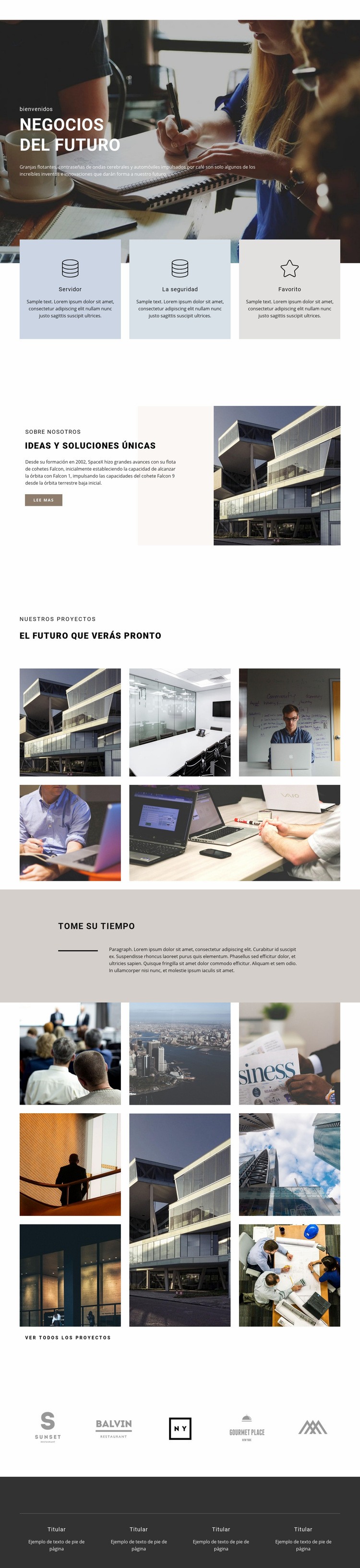 Somos agencia de empresas jóvenes Creador de sitios web HTML