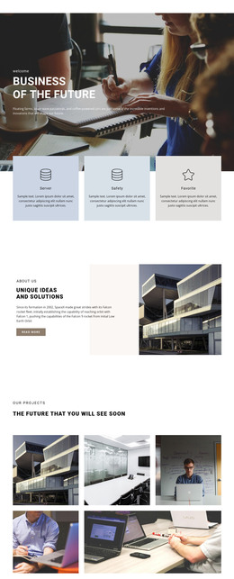 We Are Young Business Agency - HTML Web Template