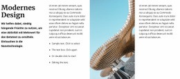 Benutzfertiges Website-Design Für Moderne Linie In Der Architektur