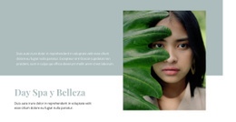 Spa Y Salón De Belleza - Maqueta De Sitio Web De Arrastrar Y Soltar