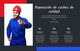 Reparación De Automóviles De Calidad - Plantilla De Sitio Web Gratuita