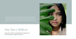 Menú CSS Para Spa Y Salón De Belleza