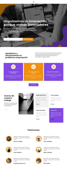 Página Web De Administración De Empresas