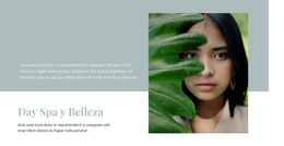 Spa Y Salón De Belleza - Plantilla De Sitio Web Profesional