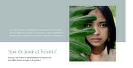 Spa Et Salon De Beauté - Online HTML Page Builder