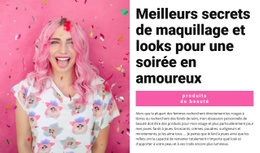 Maquillage De Fête - HTML Layout Builder