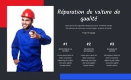 Réparation Automobile De Qualité Modèle HTML5 Et CSS3