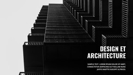 Amorcer Le HTML Pour Architecture Sombre Forte