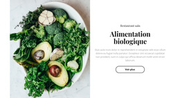 Restaurant Bio – Thème WooCommerce Polyvalent
