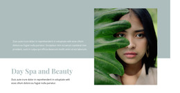 Spa And Beauty Salon - Free Homepage Design