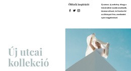 Új Utcai Kollekció - Alap HTML-Sablon