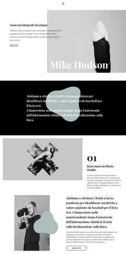Fotografo Professionale - Modello Di Sito Web HTML