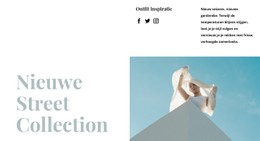 Nieuwe Straatcollectie CSS-Formuliersjabloon
