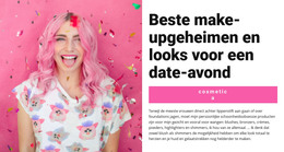 HTML-Landing Voor Partij Make-Up